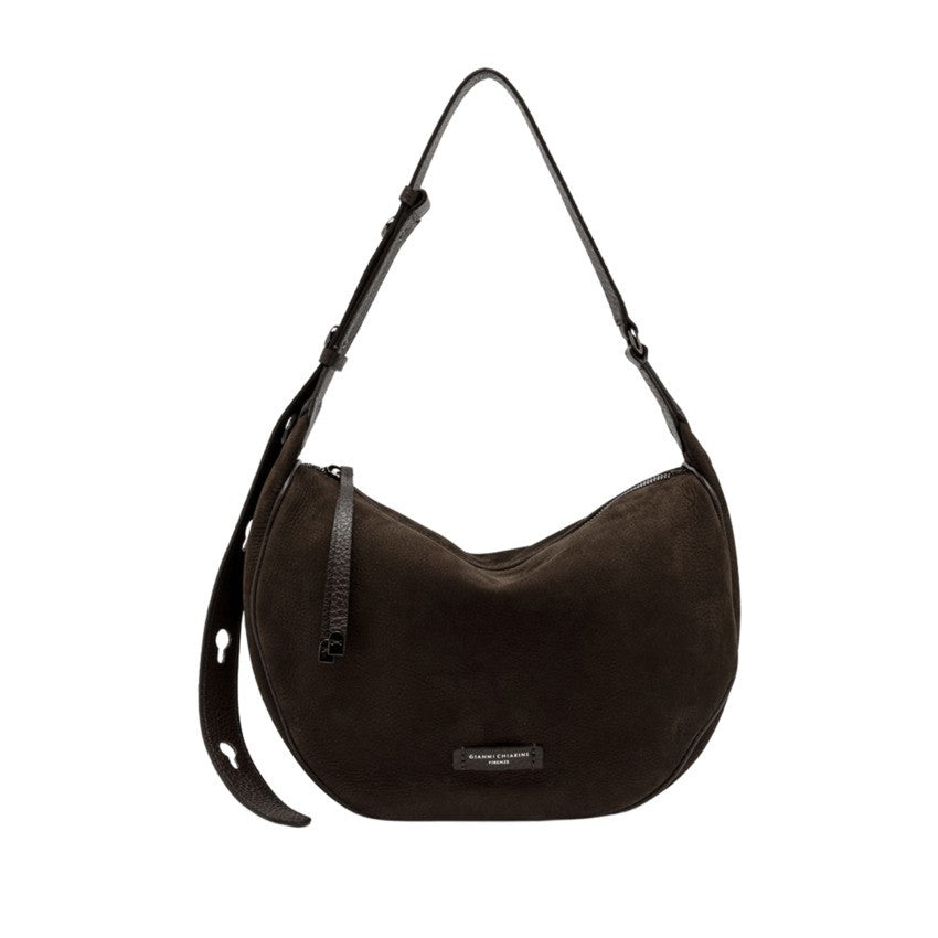 Gianni Chiarini Soft Leather Hobo Handbag With Adjustable Strap