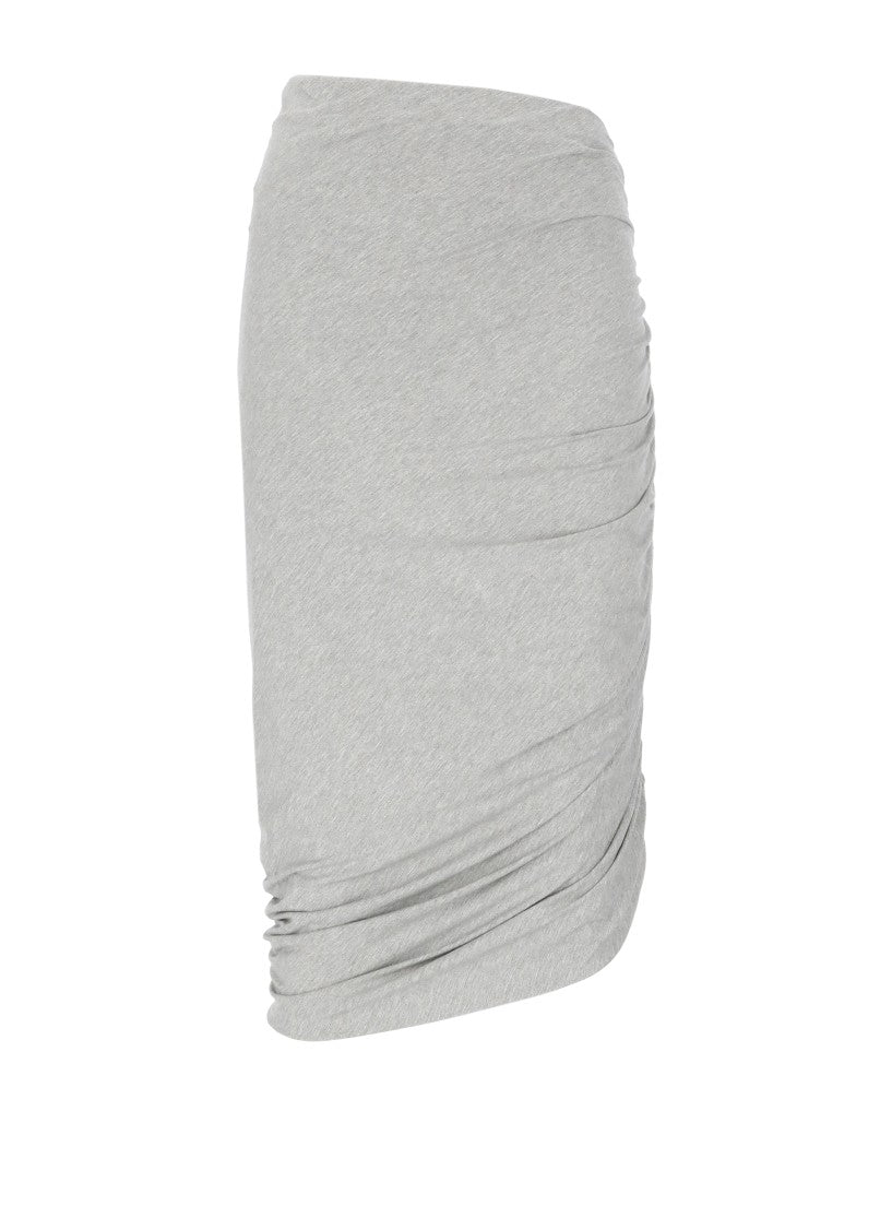 The Attico Grey Viscose Skirt