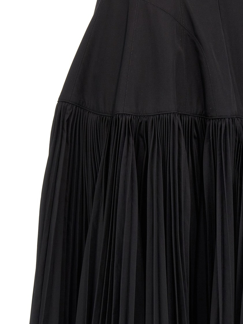 Giovanni Bedin Long Pleated Dress