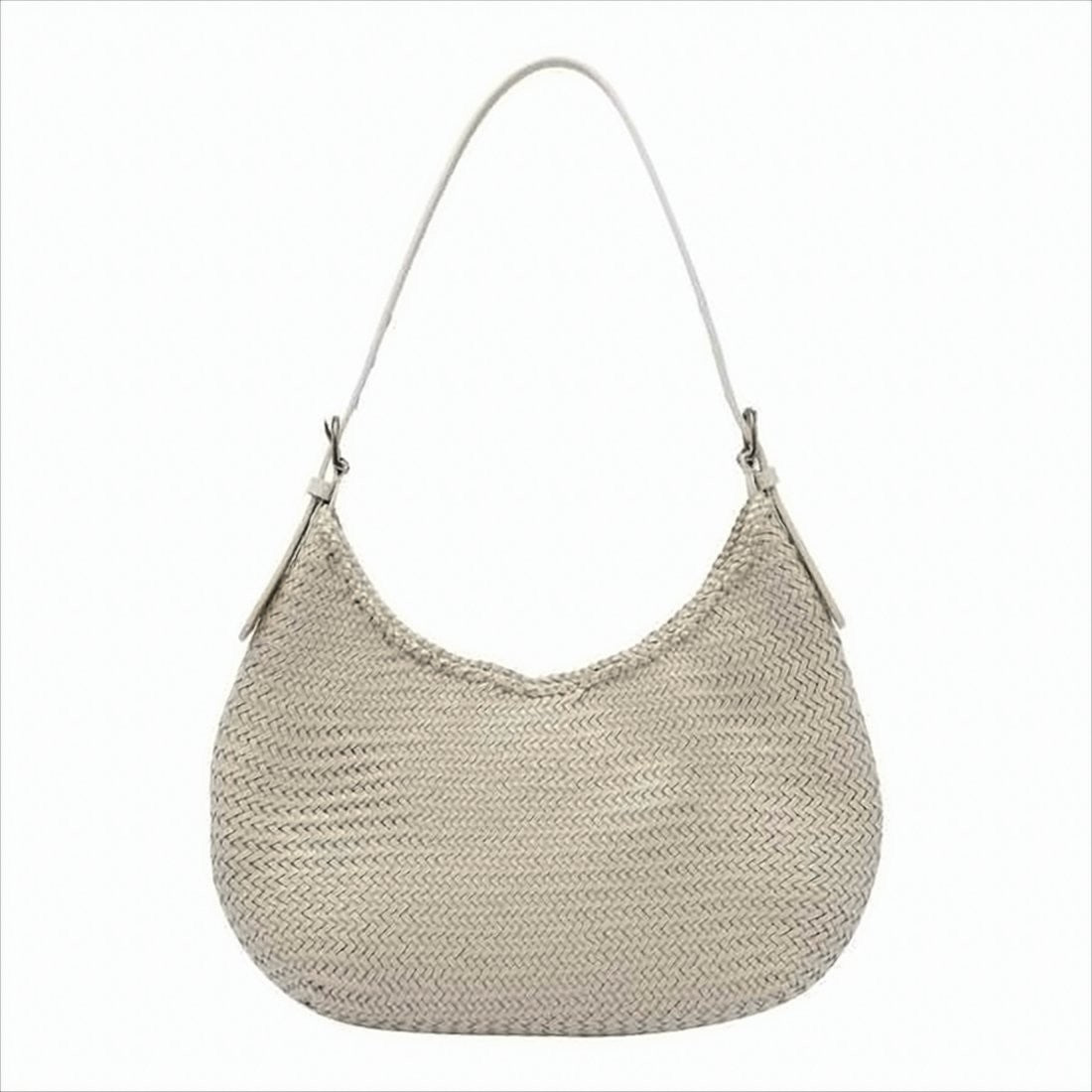 Dragon Diffusion Woven Buffalo Leather Shoulder Bag