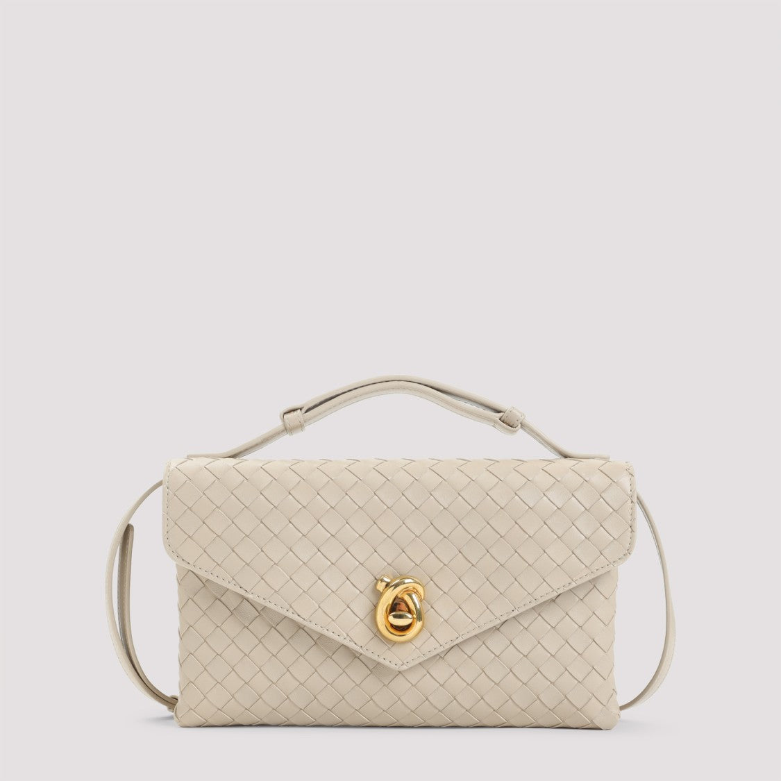 Bottega Veneta Intrecciato Lamb Leather Shoulder Bag