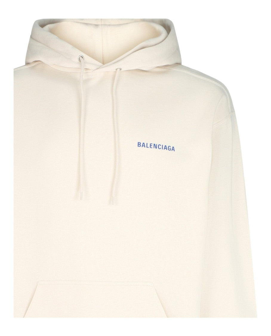 Balenciaga Logo Medium Fit Hoodie