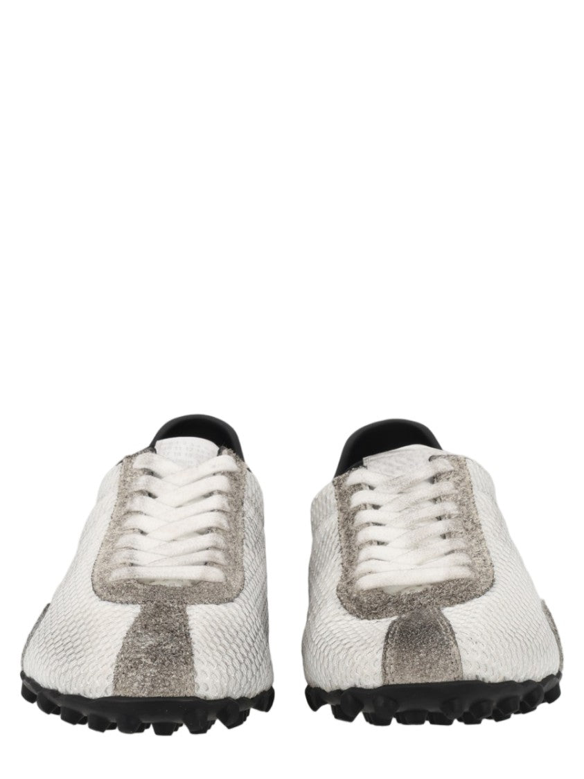 Maison Margiela White Sprinters Suede Overlay Sneakers