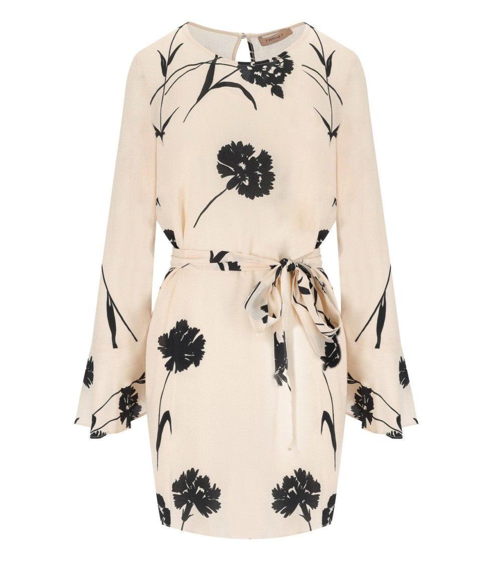 Twin-Set Cream Floral Dress