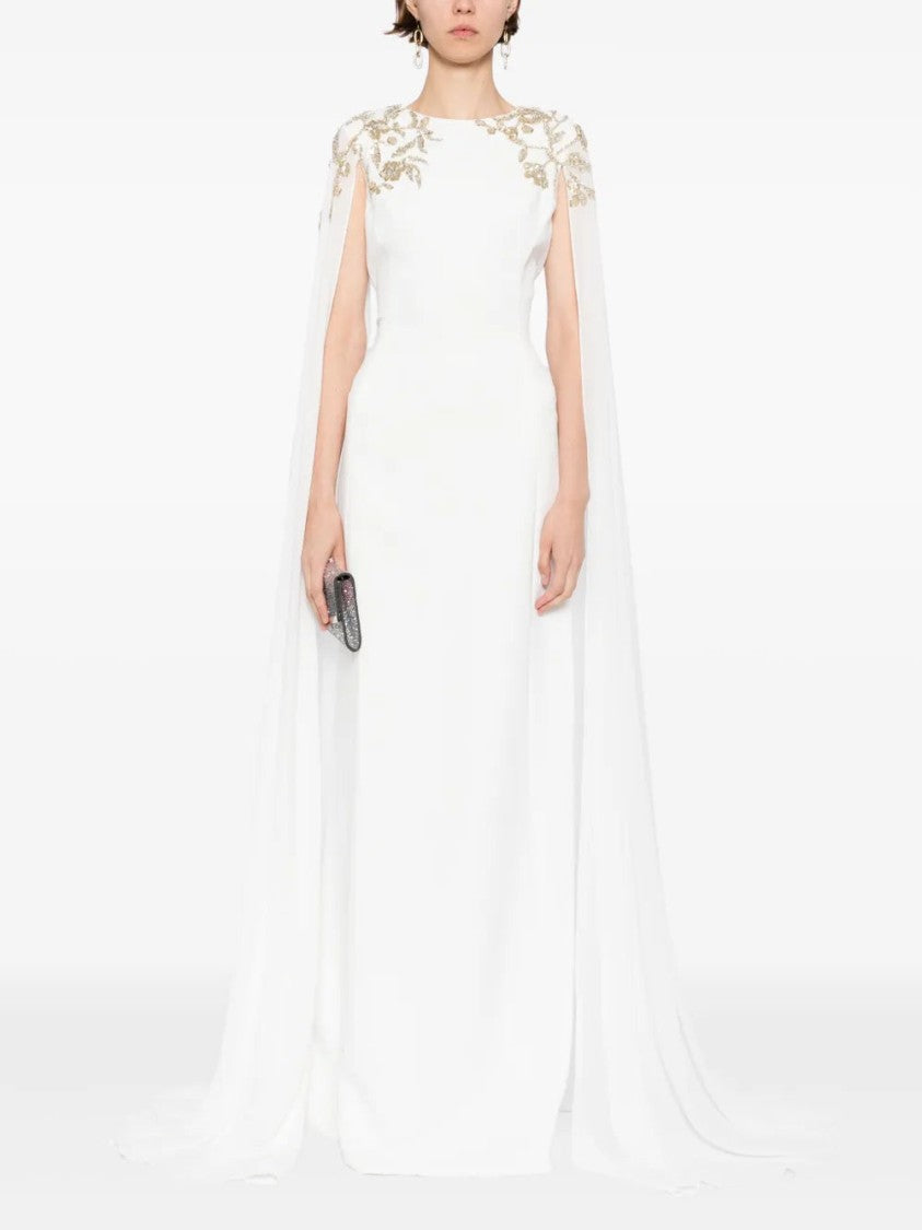 Saiid Kobeisy Embellished Crepe Kaftan