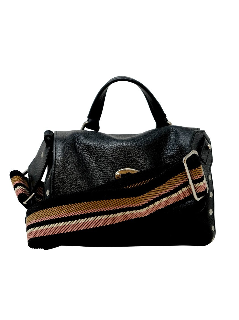 Zanellato Black Postina Daily Giorno Baby Handbag