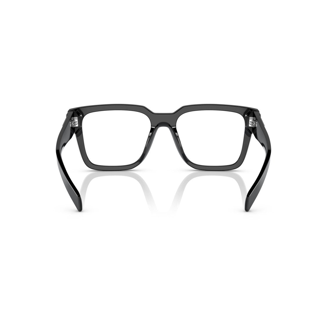 Prada 0Pr 08Zv Square Black Acetate Eyeglasses