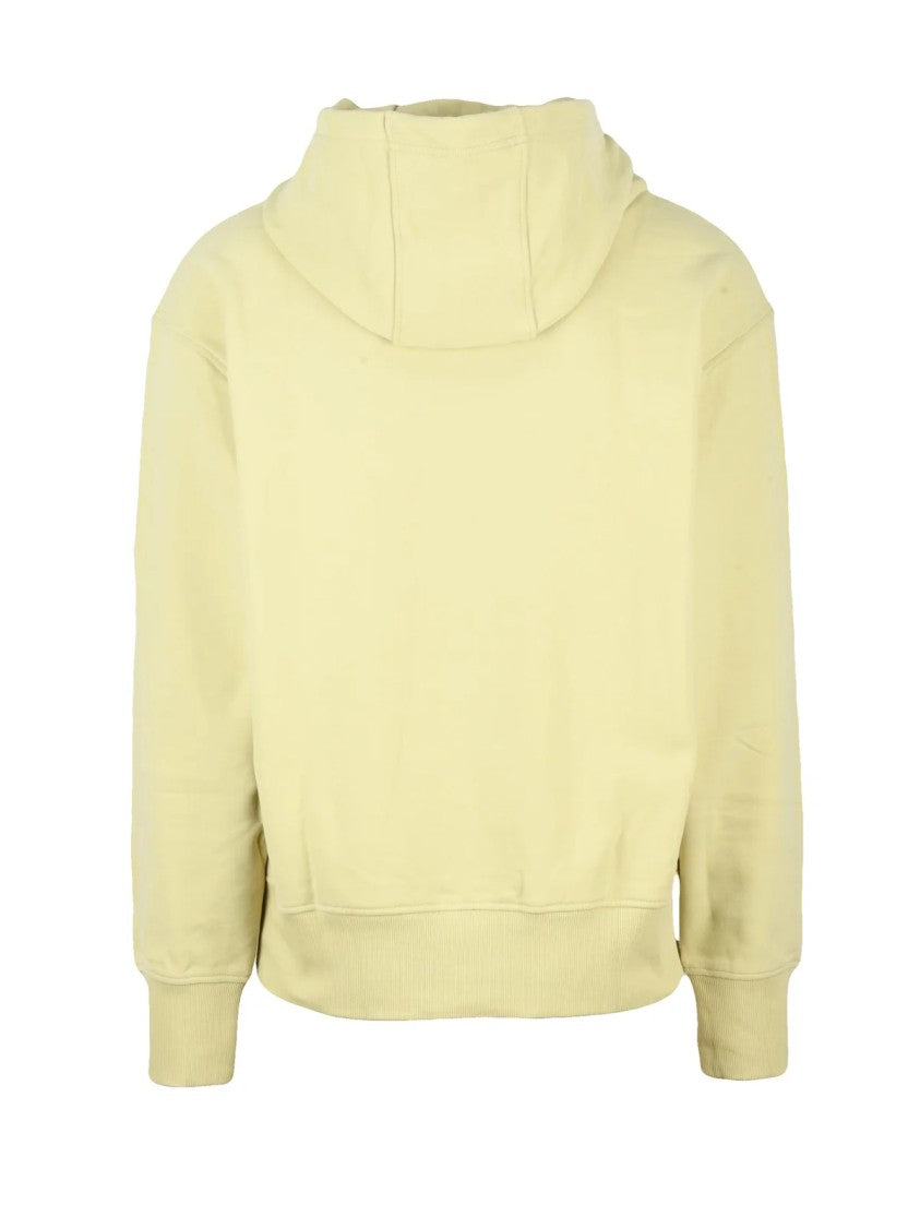 Calvin Klein Jeans Beige Crewneck Cotton Hoodie