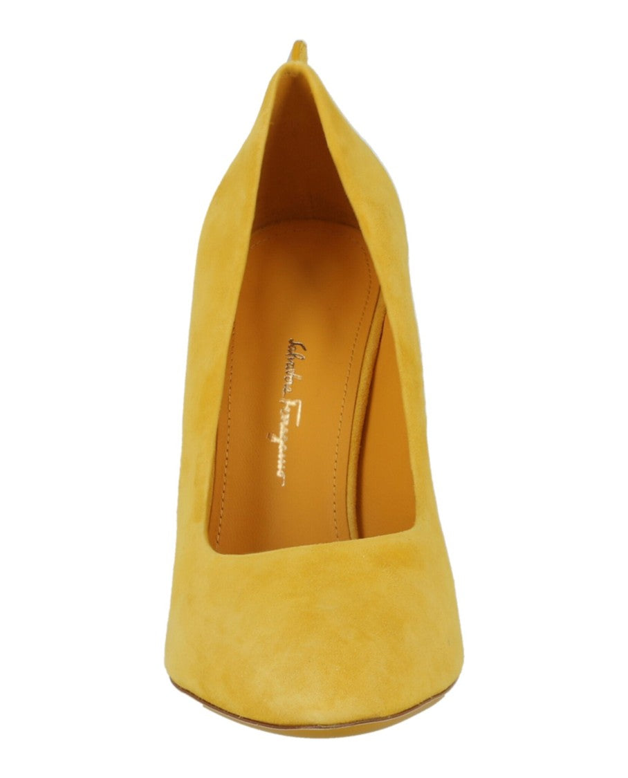 Ferragamo Judy Suede Pumps