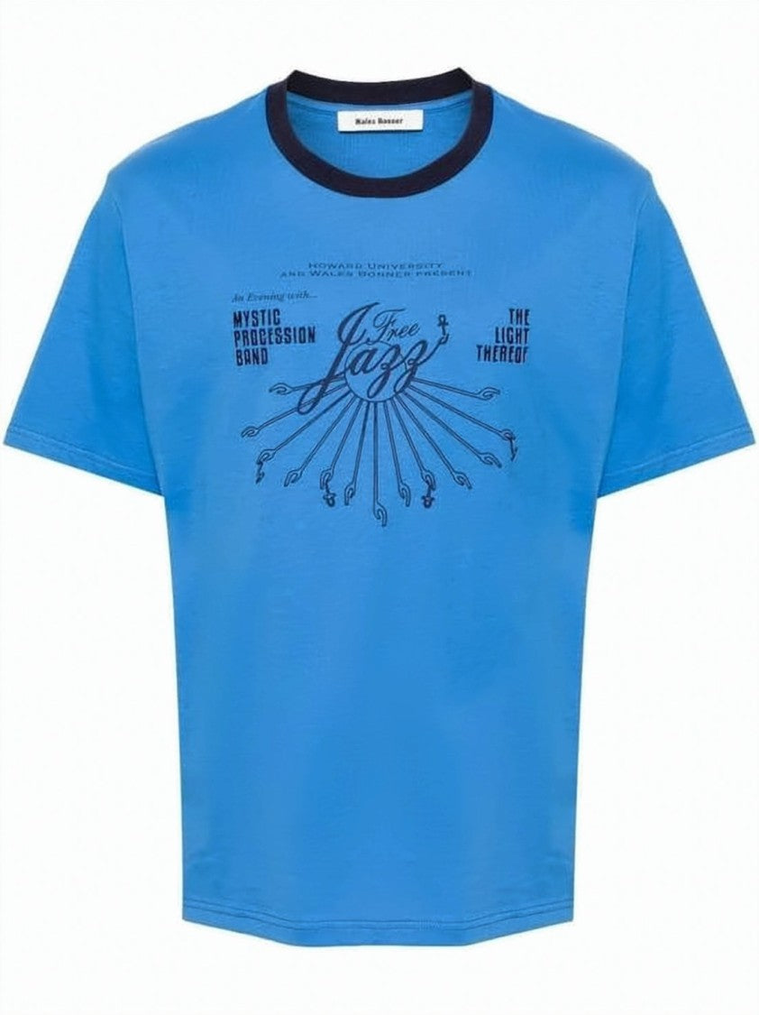 Wales Bonner Short-Sleeved T-Shirt With Vintage Graphic Print