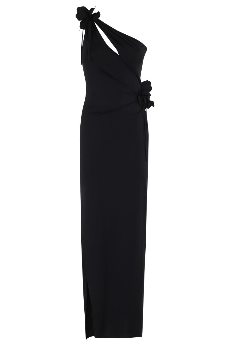 Coperni Asymmetric Flower Gown