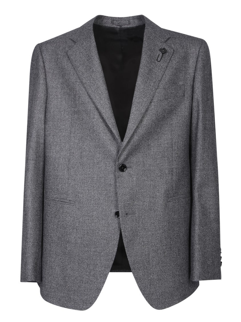 Lardini Tailored Suit With Design And Refined Detailing