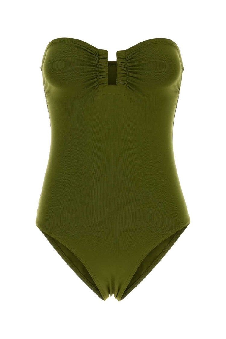Eres Pistachio Green Stretch Nylon Cassiopee Swimsuit
