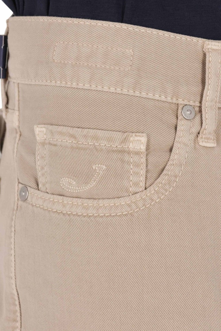 Jacob Cohen Edo Fit Cotton Diagonal Pants