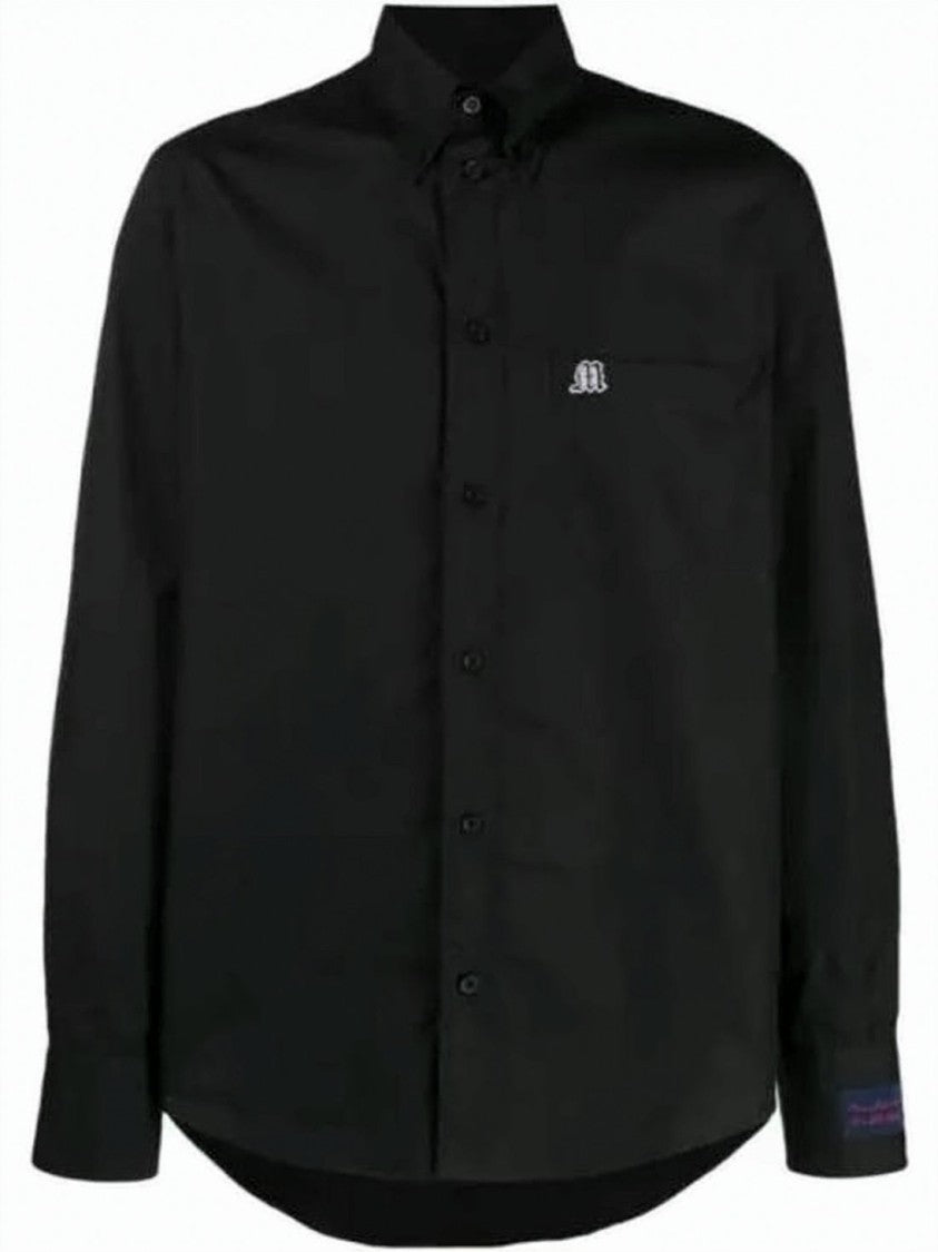 Msgm Long-Sleeve Shirt With Classic Button-Down Design
