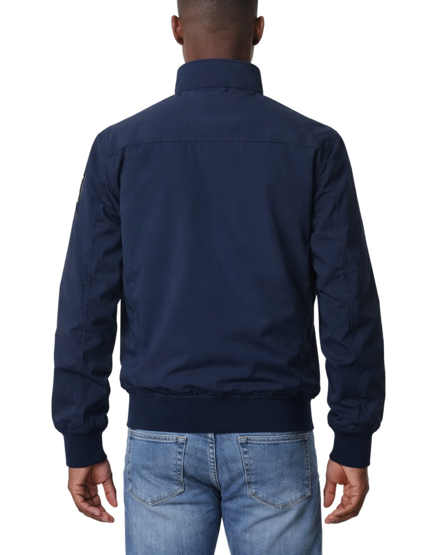 Blauer Blue Anson Lightweight Neoprene Bomber Jacket