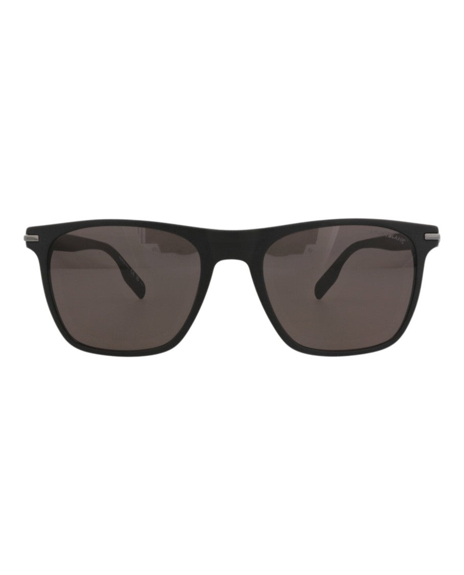Montblanc Square-Frame Recycled Acetate Sunglasses