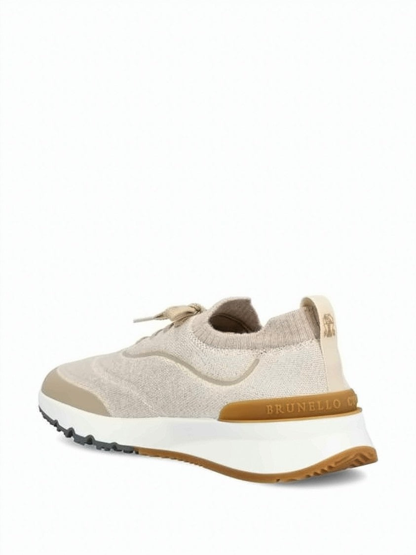 Brunello Cucinelli Techno Cotton Knit Runner Sneakers