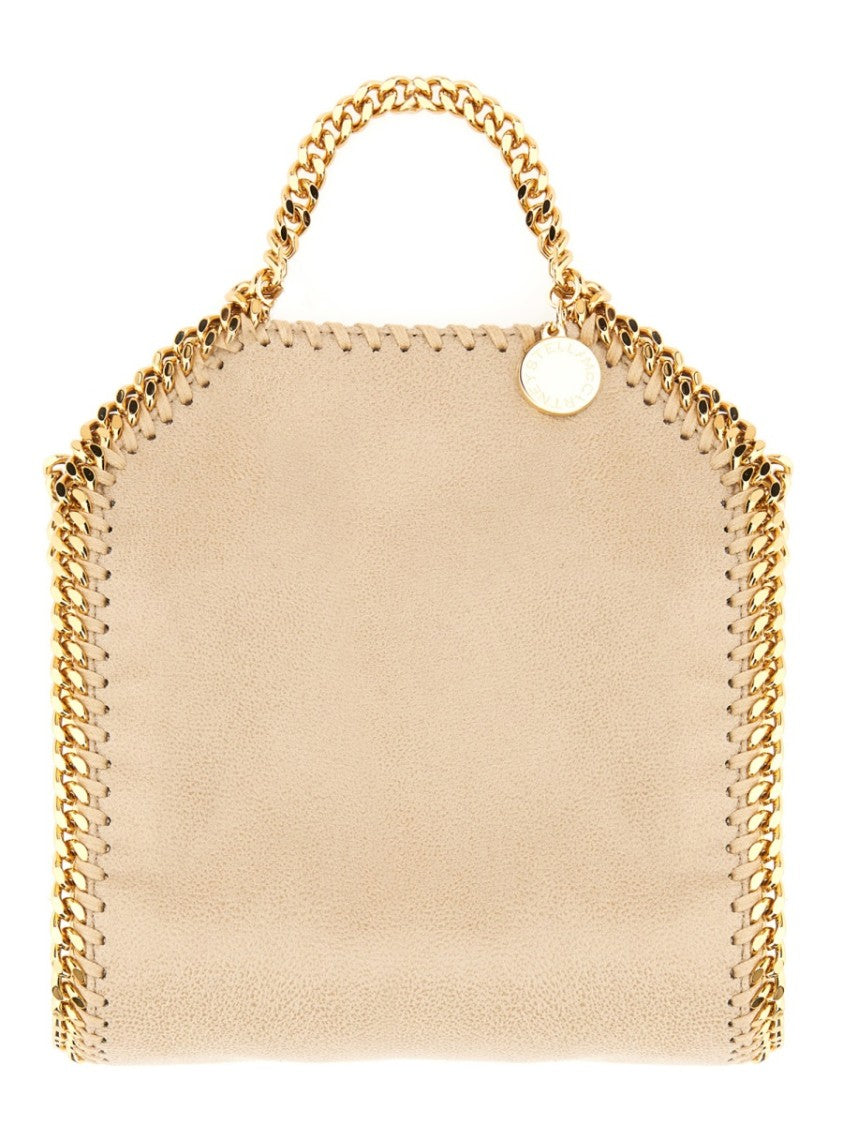 Stella Mccartney Structured Handbag With Gold-Tone Chain Details