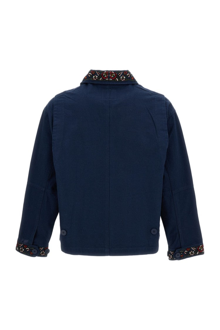 Found Equestrian-Inspired Cotton Twill Work Jacket