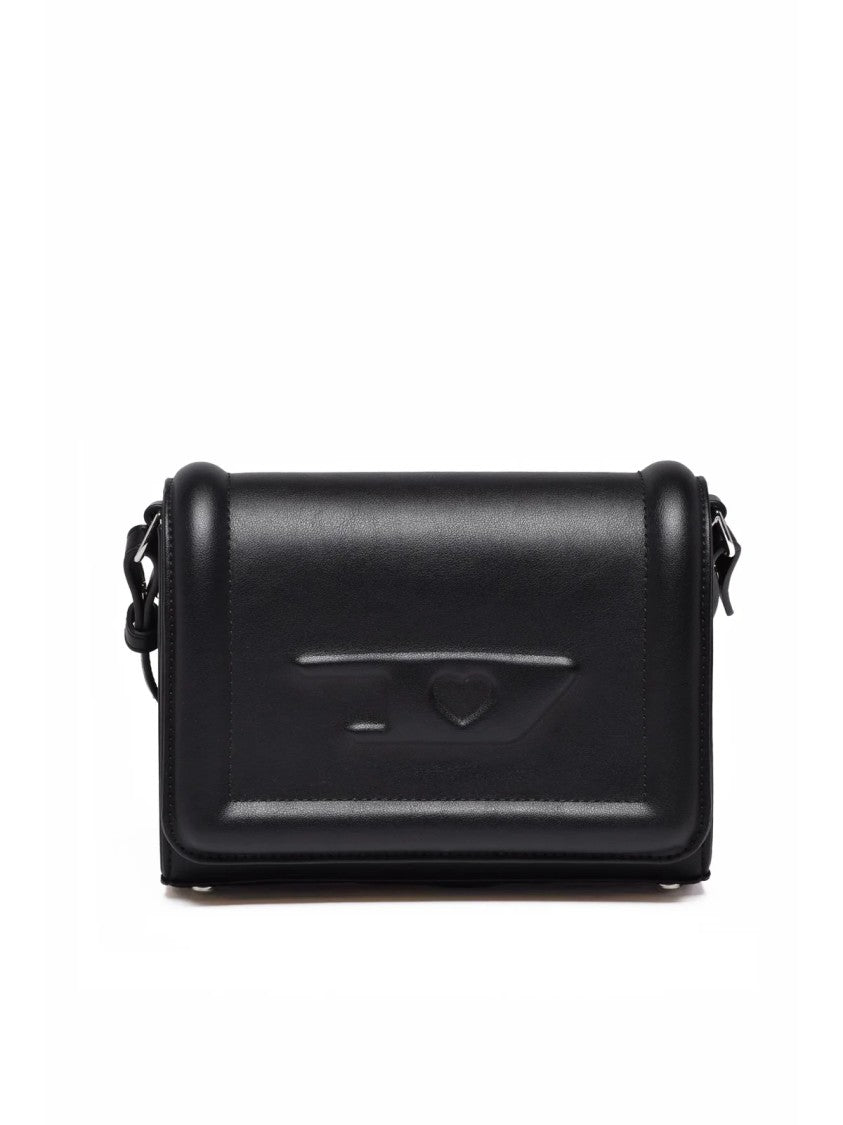 Diesel Rectangular Shoulder Bag With Clip Closure And Adjustable Strap