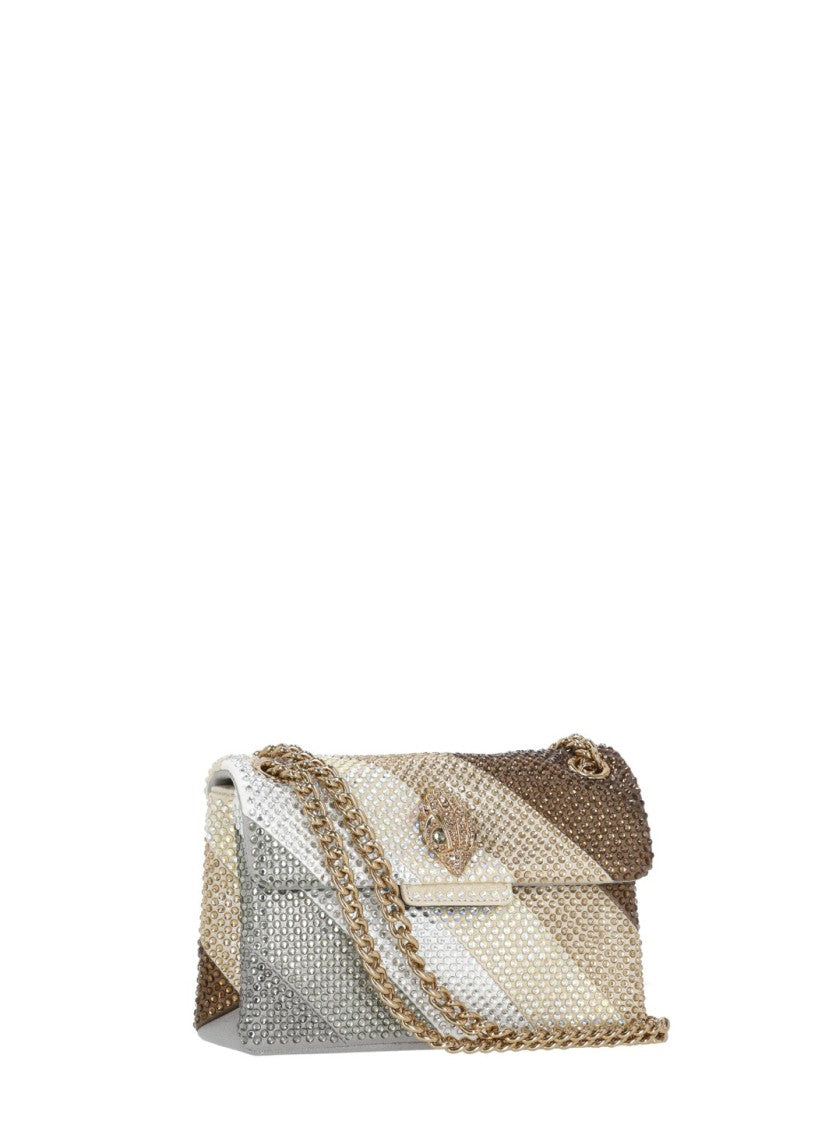 Kurt Geiger Multicolour Rhinestone Embellished Mini Shoulder Bag
