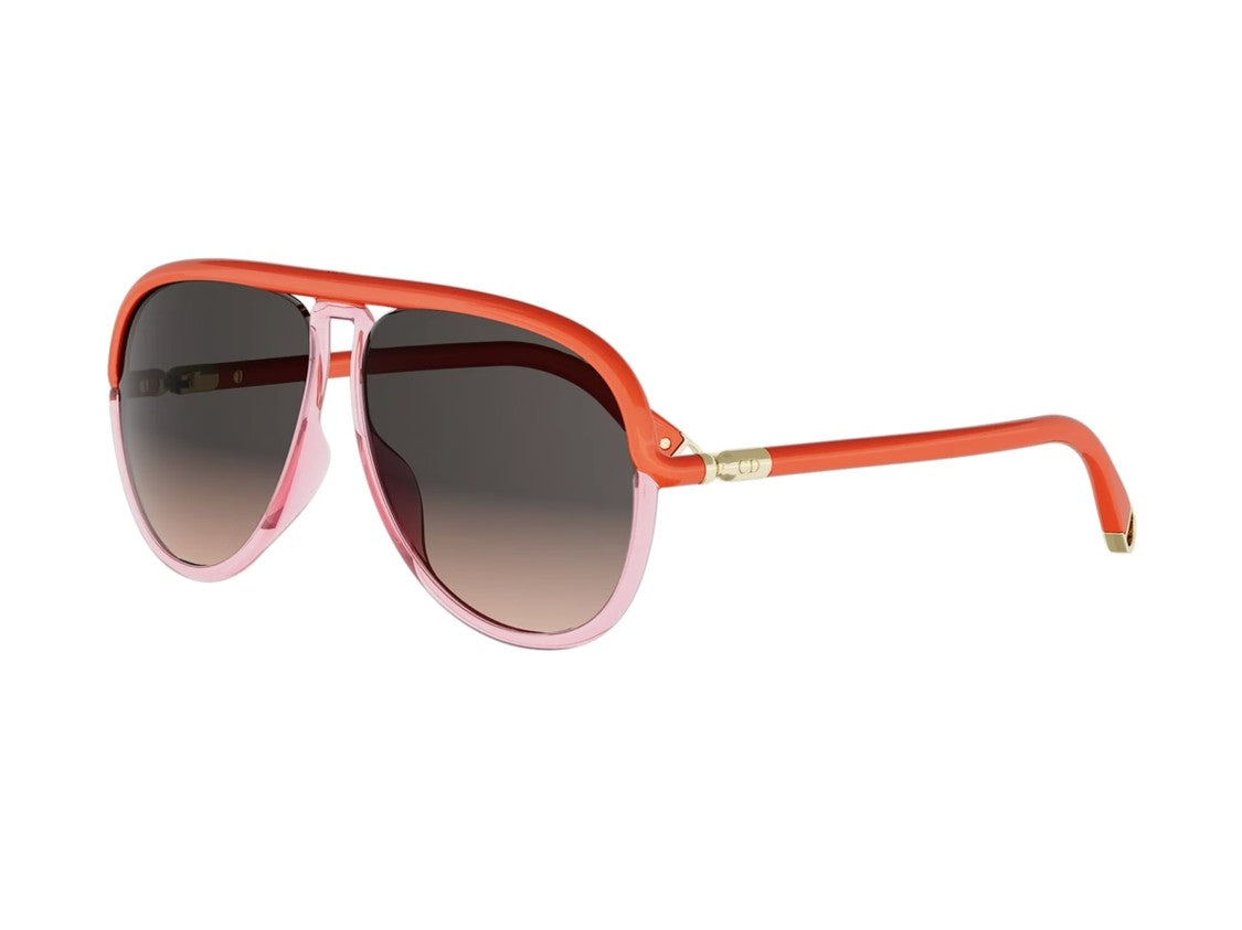 Dior Cd40276i Dual-Tone Gradient Aviator Sunglasses