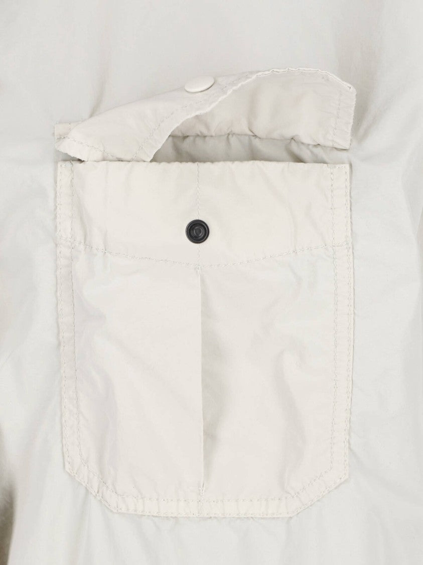 Aspesi Grey Lightweight Waterproof Classic Collar Jacket