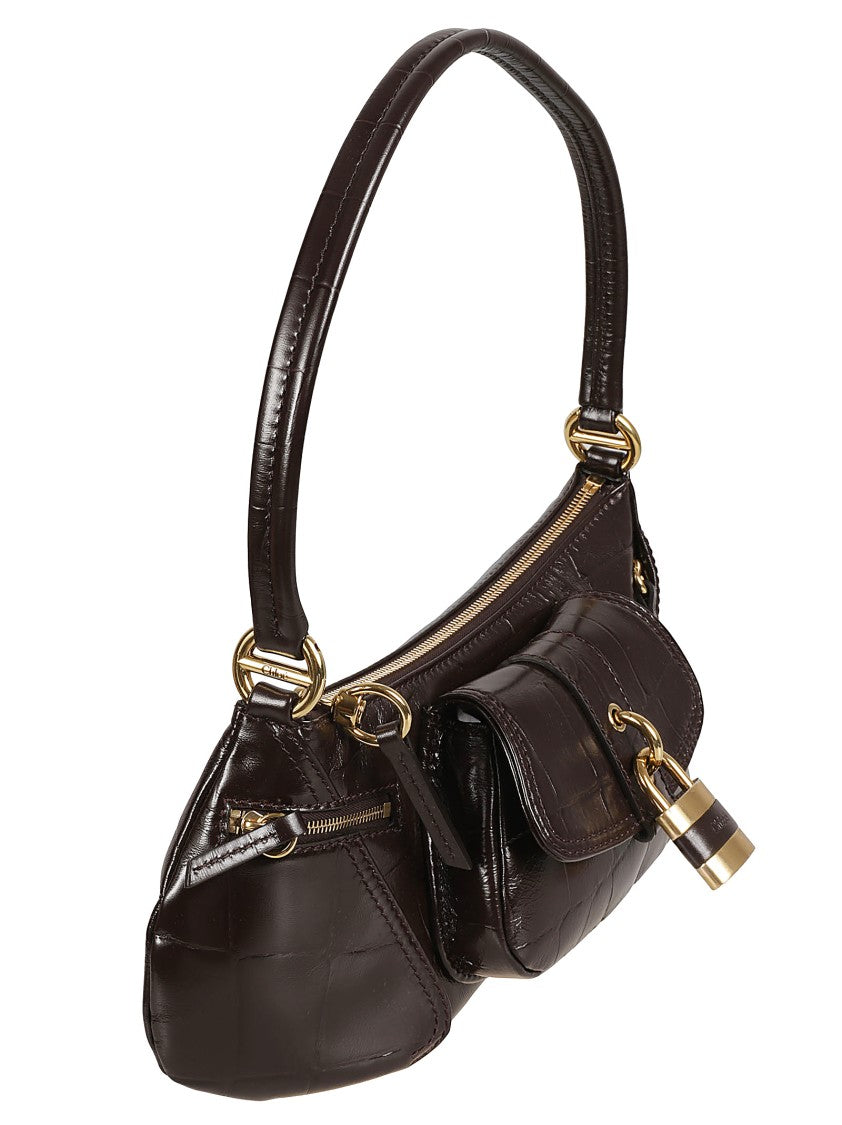 Chloé Structured Handbag With Distinctive Padlock Detail