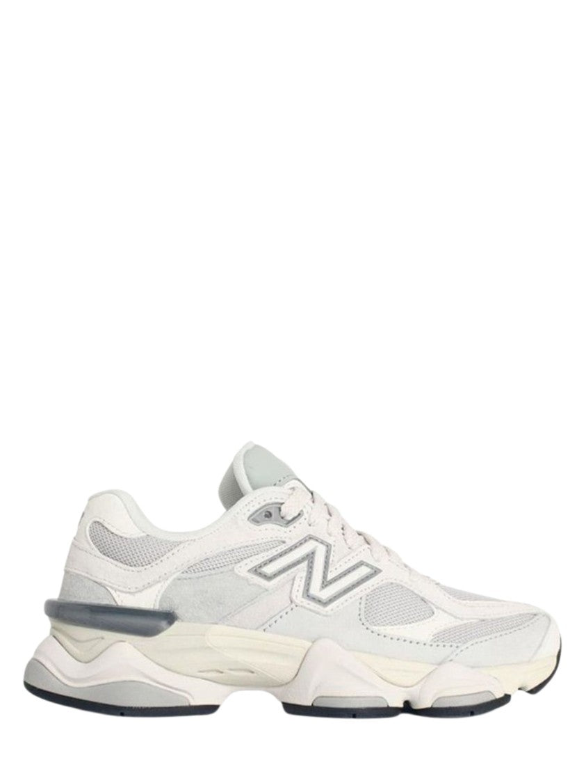 New Balance Grey Suede Details Mesh Sneakers