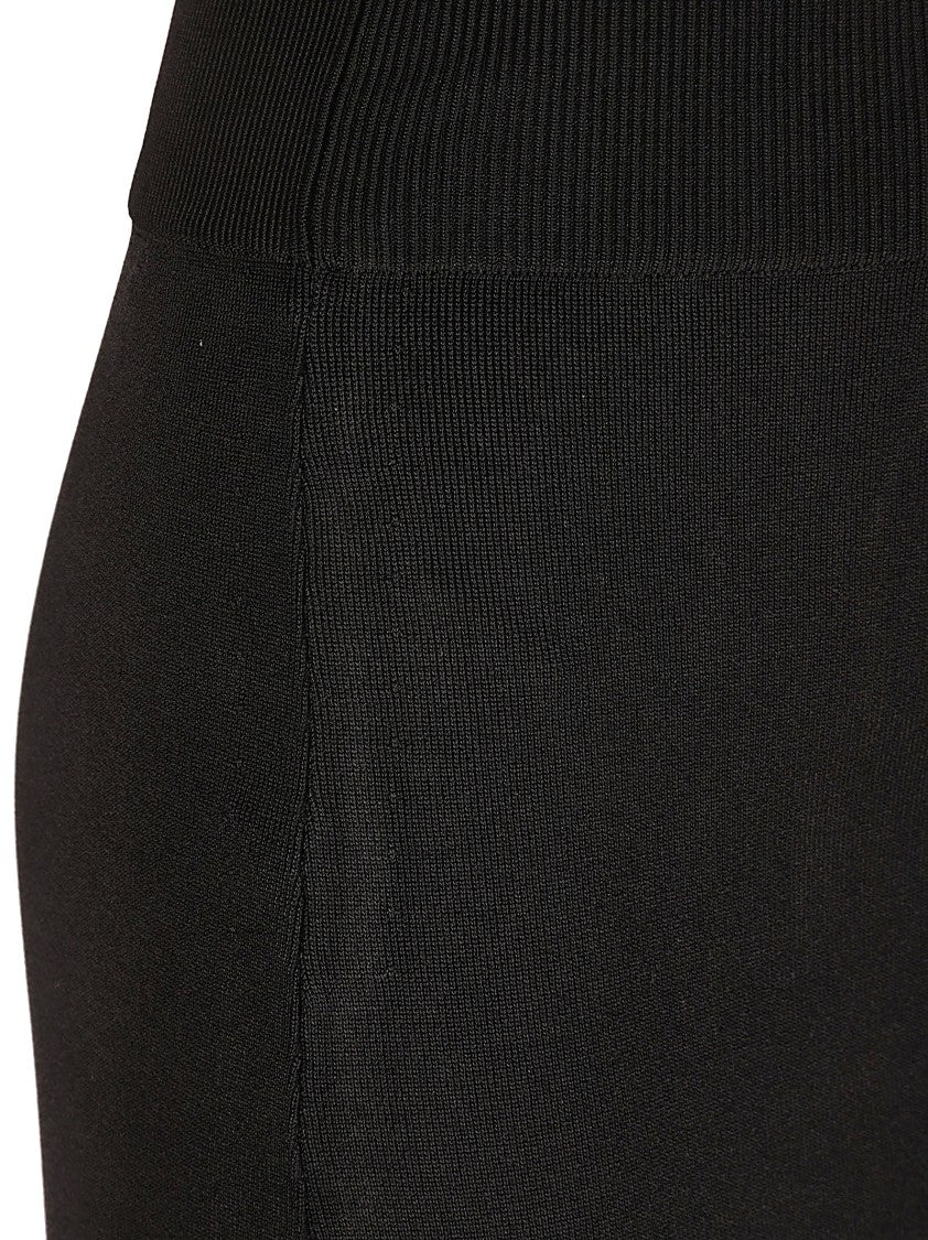 Patou Fitted Black Skirt