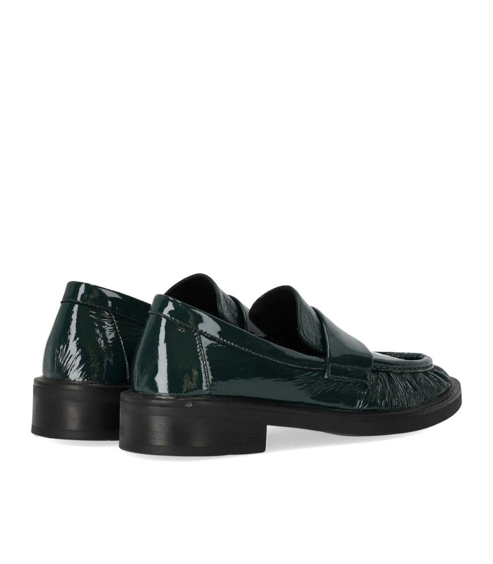 Strategia Green Patent Leather Loafer