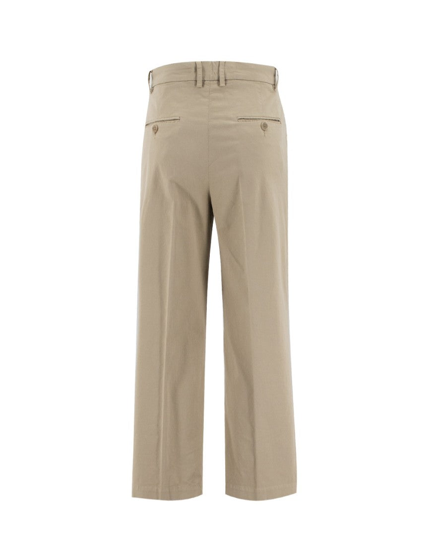 Aspesi Colonial Cotton/Elastane Blend Trousers