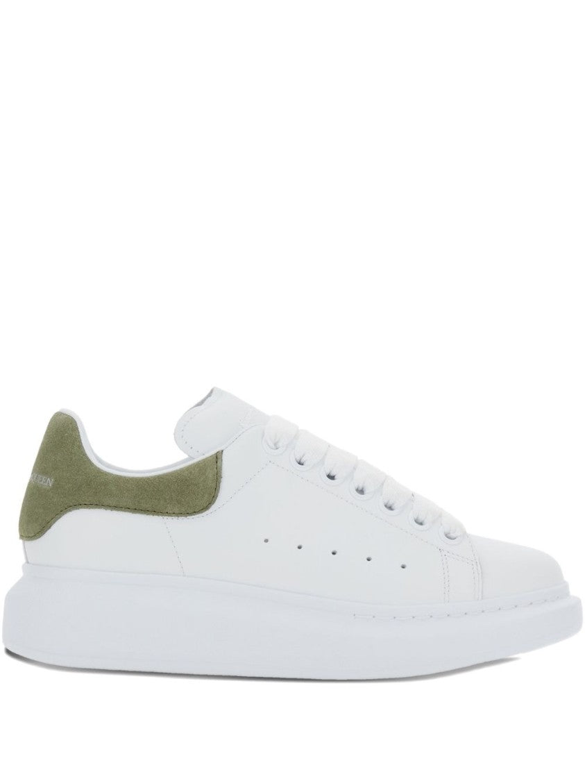 Alexander Mcqueen White Leather Sneakers
