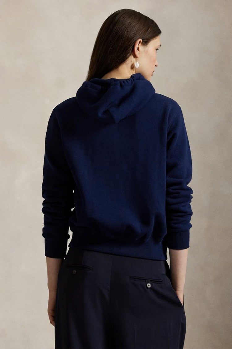 Polo Ralph Lauren Navy Full-Zip Cotton Hoodie