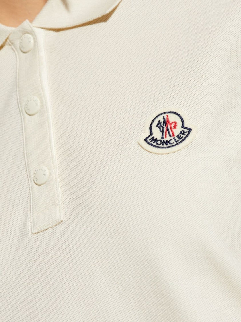 Moncler Textured Embroidered Short-Sleeve Polo Shirt