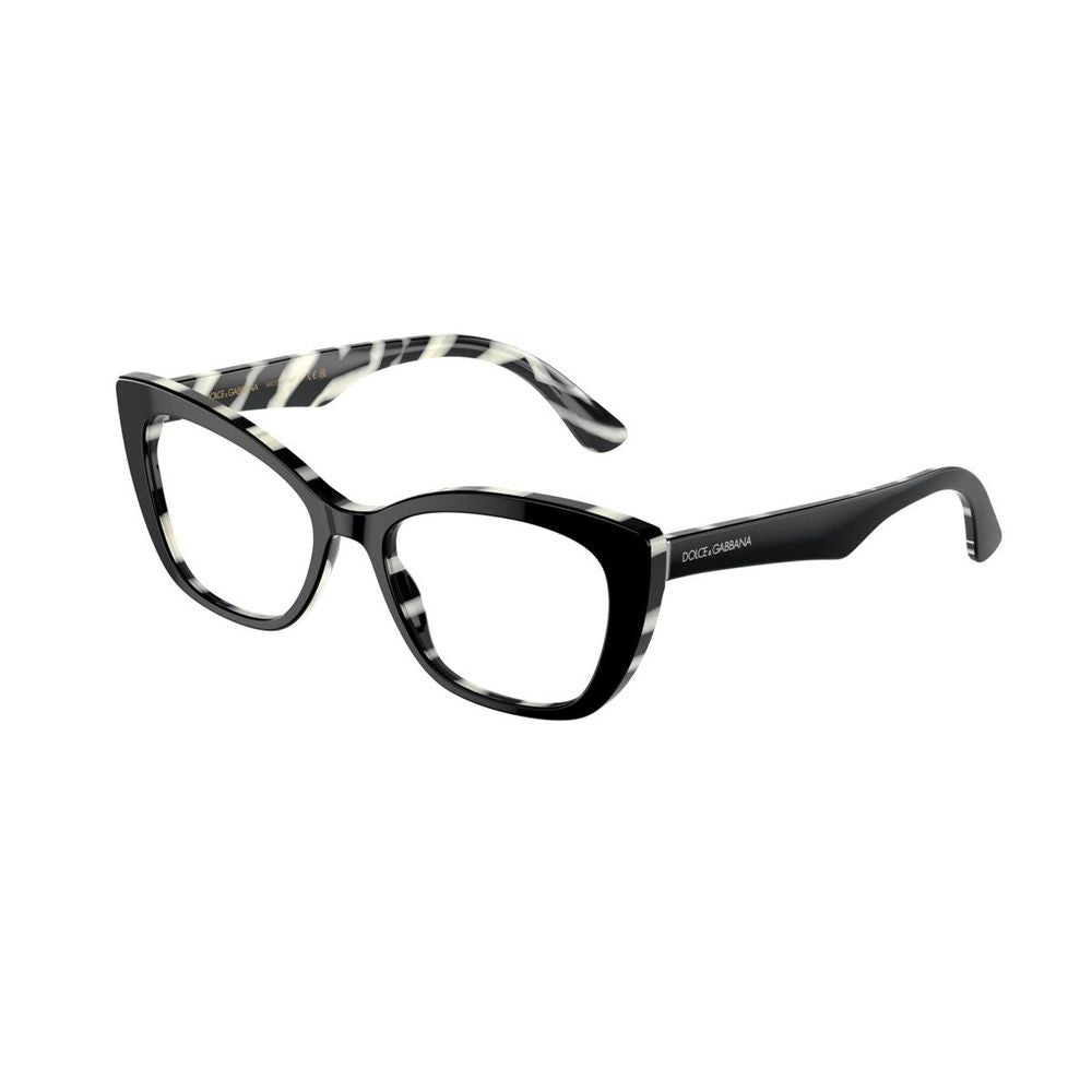 Dolce & Gabbana Dg3360 Glossy Black Cat-Eye Eyeglasses