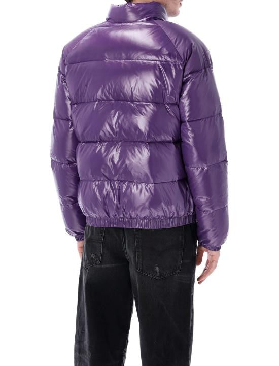 Pyrenex High-Collar Quilted Down Jacket With Zippered Pockets