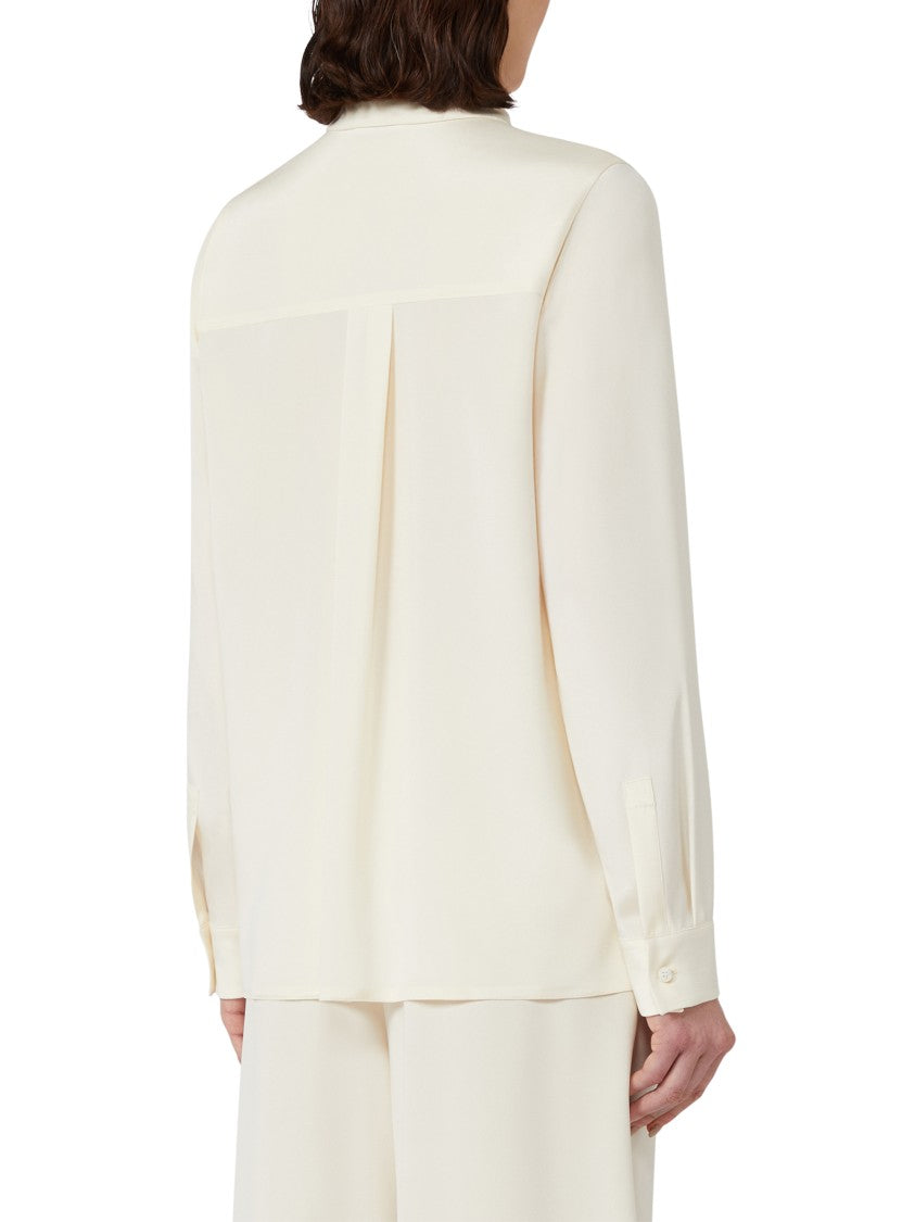 Max Mara Max Mara Button-Down Shirt With Classic Collar And Tapered Cuffs