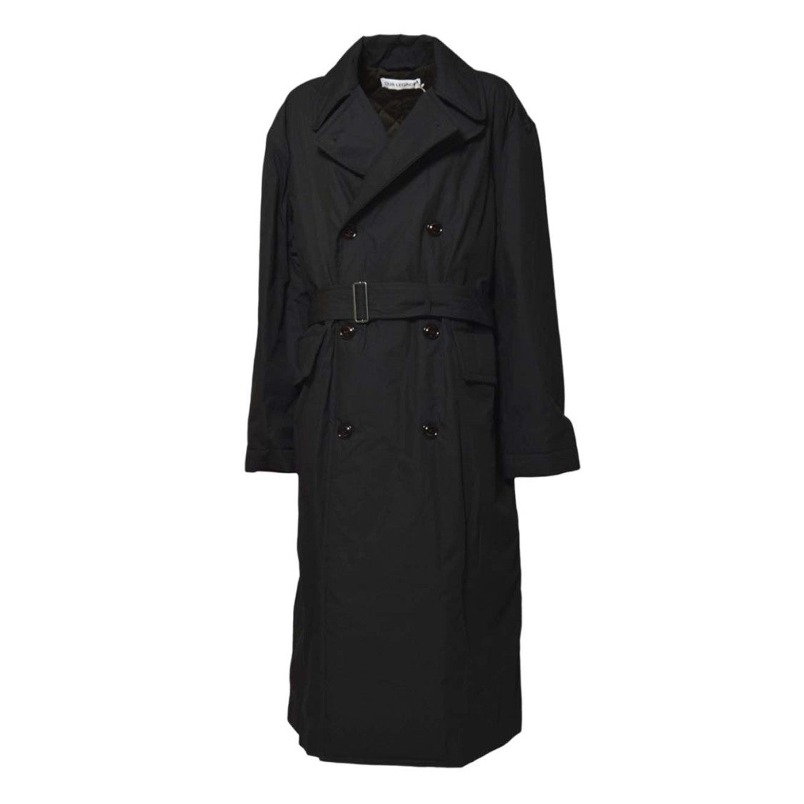 Our Legacy Tailored Black Coat With Minimalist Design And Structured Silhouette