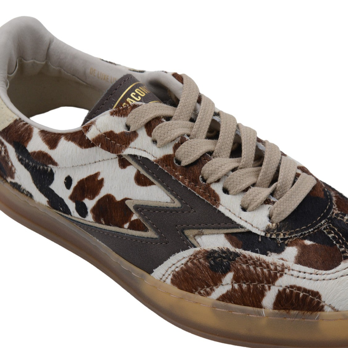 Moaconcept Animal Print Sneakers With Translucent Sole