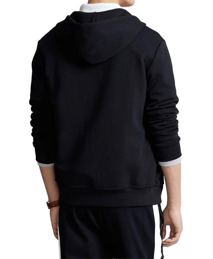 Polo Ralph Lauren Charcoal Zip-Up Hoodie With Drawstring Hood