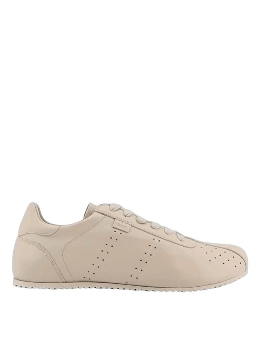 Ami Paris Nappa Leather Sneakers With Minimalist Design