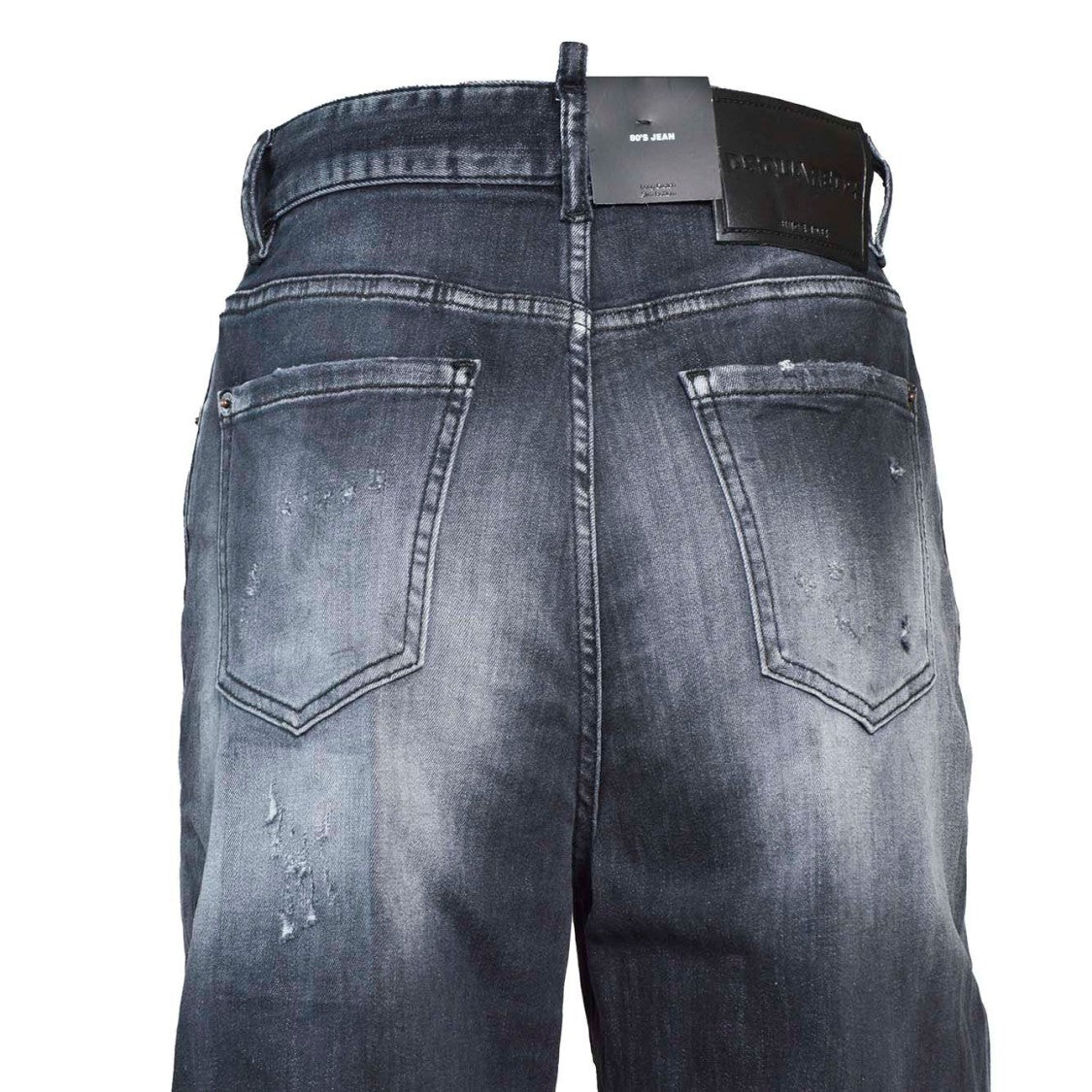 Dsquared2 Black 80'S Jet Set Jeans