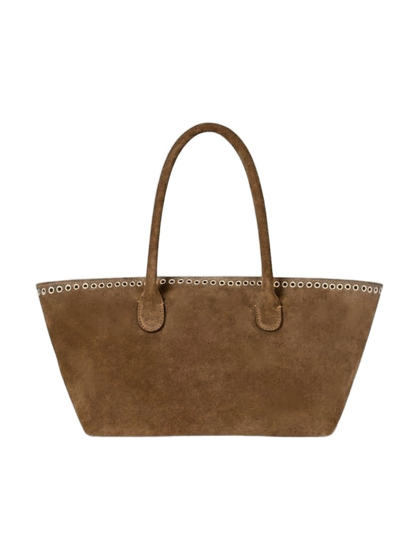 Gimaguas Trapezoidal Suede Leather Shoulder Bag