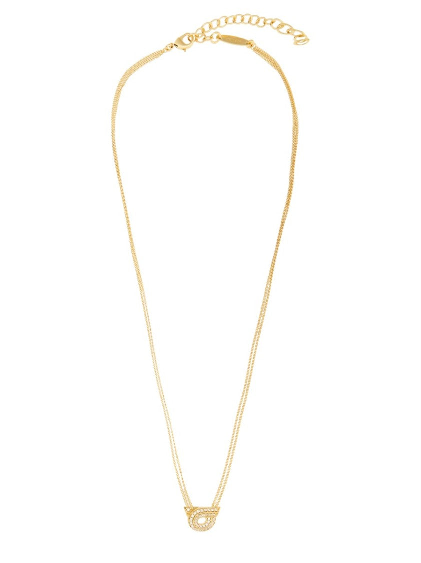 Ferragamo Delicate Gold Pendant Necklace