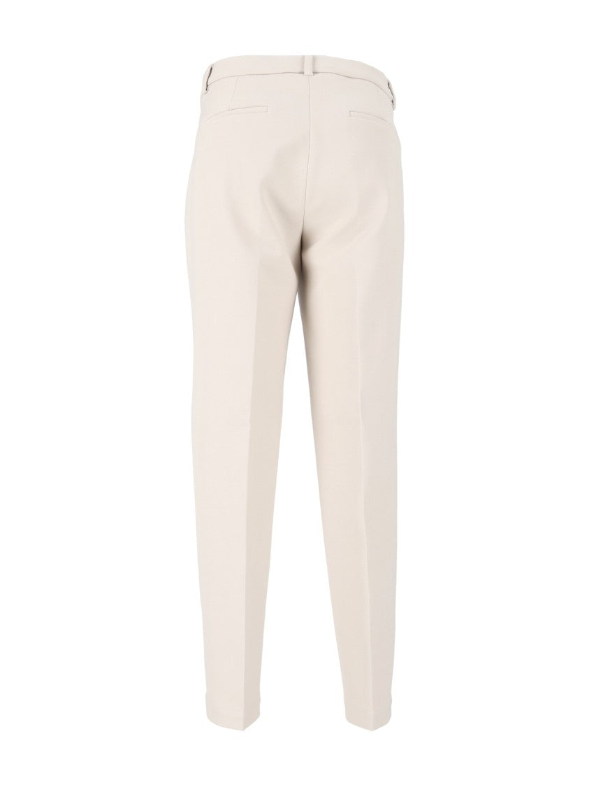 Peserico Tailored Straight-Leg Formal Pants