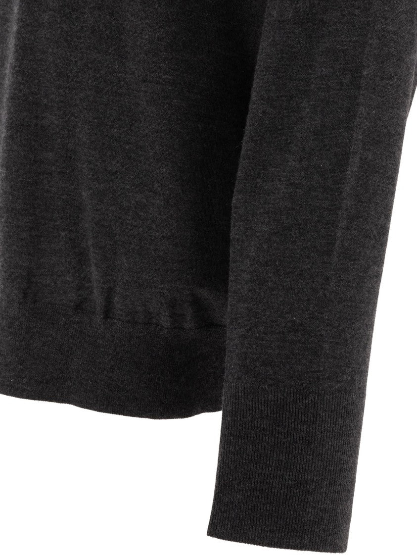 Kaptain Sunshine Long-Sleeve Cashmere Polo Shirt