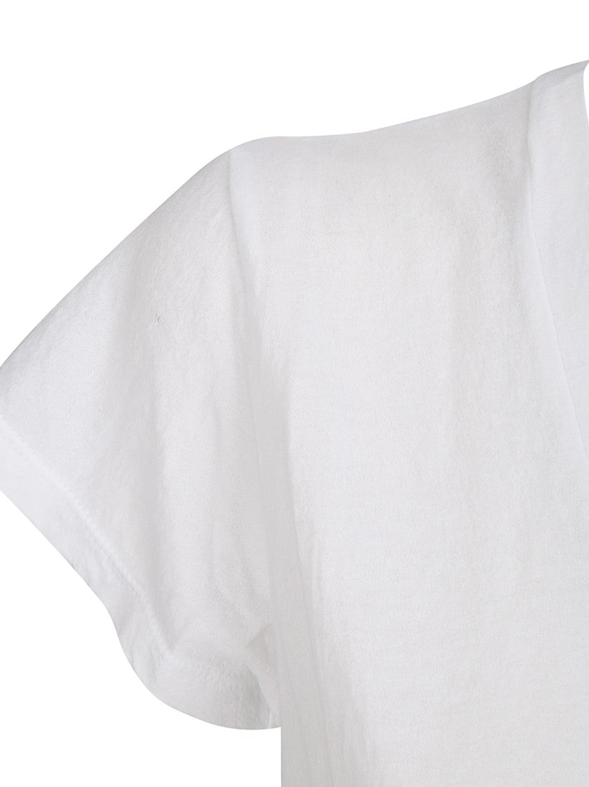 James Perse High Gauge Jersey Deep V T-Shirt