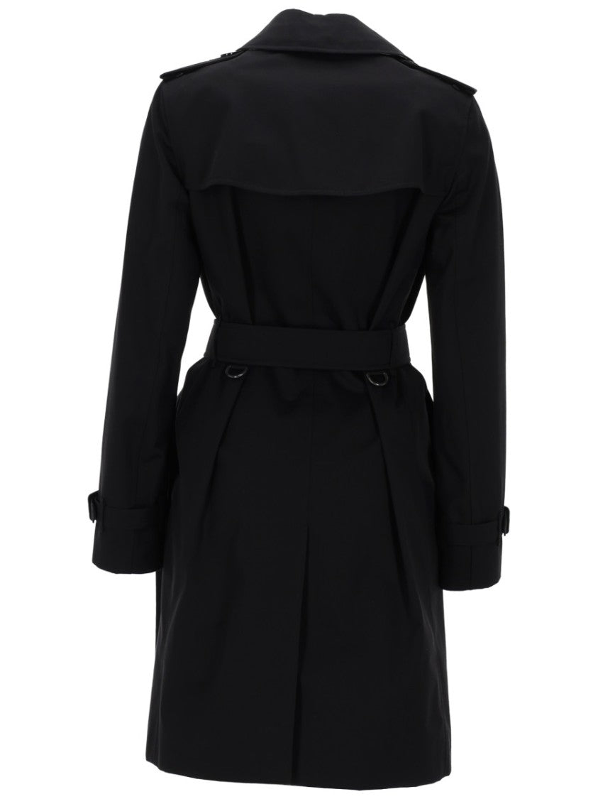 Burberry Double-Breasted Knee-Length Belted Trench Coat